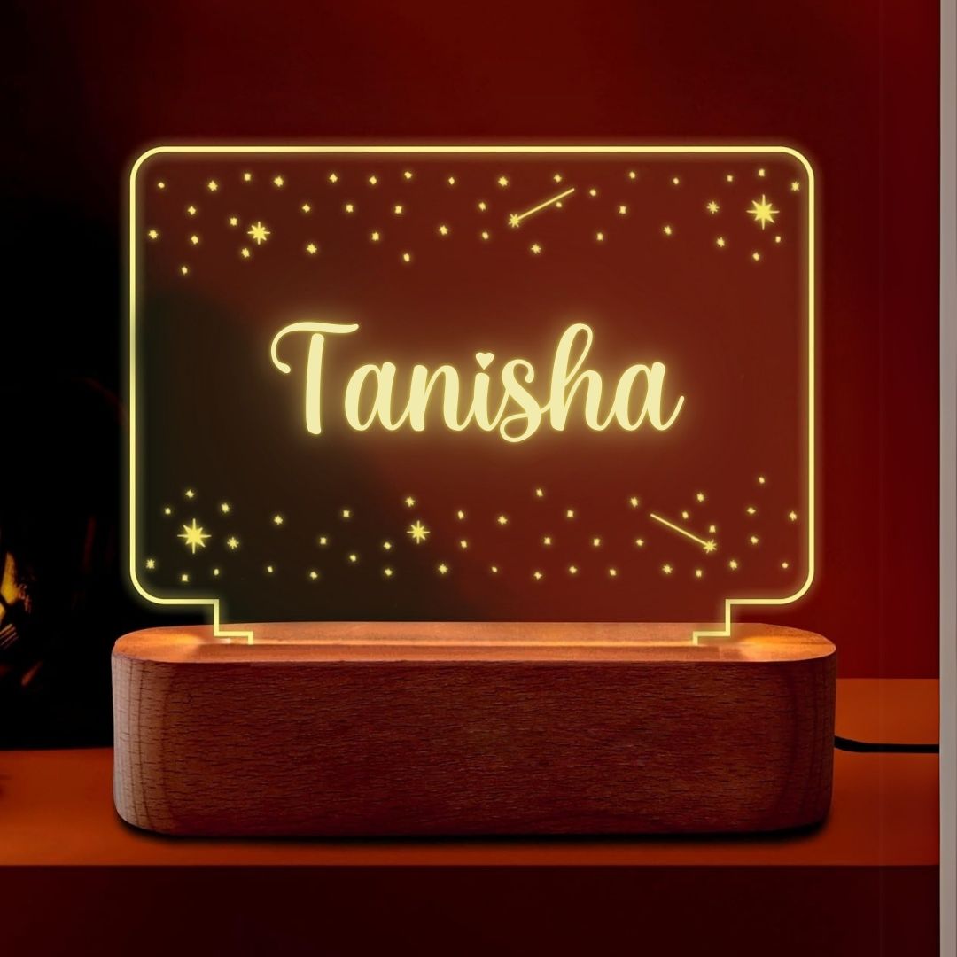 Star Lamp with Name – Perfect for Personalized Gifts